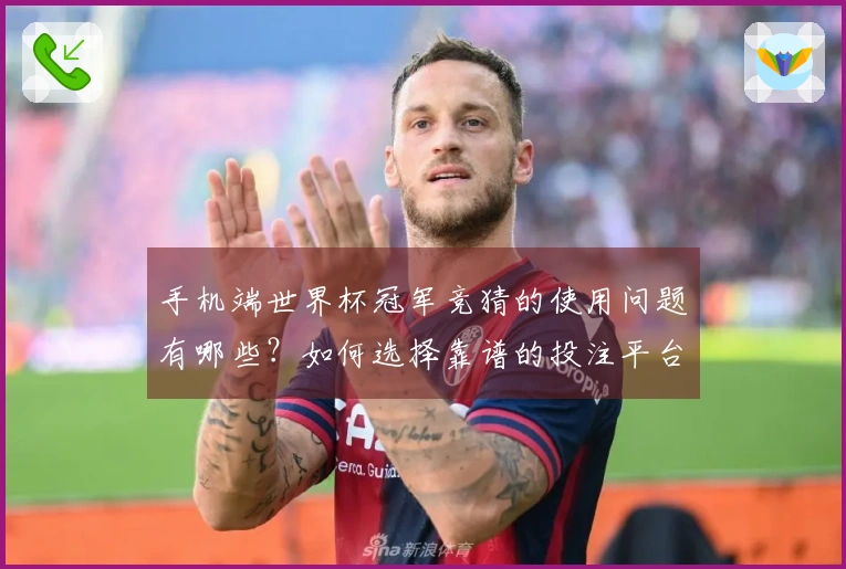 手机端世界杯冠军竞猜的使用问题有哪些？如何选择靠谱的投注平台？